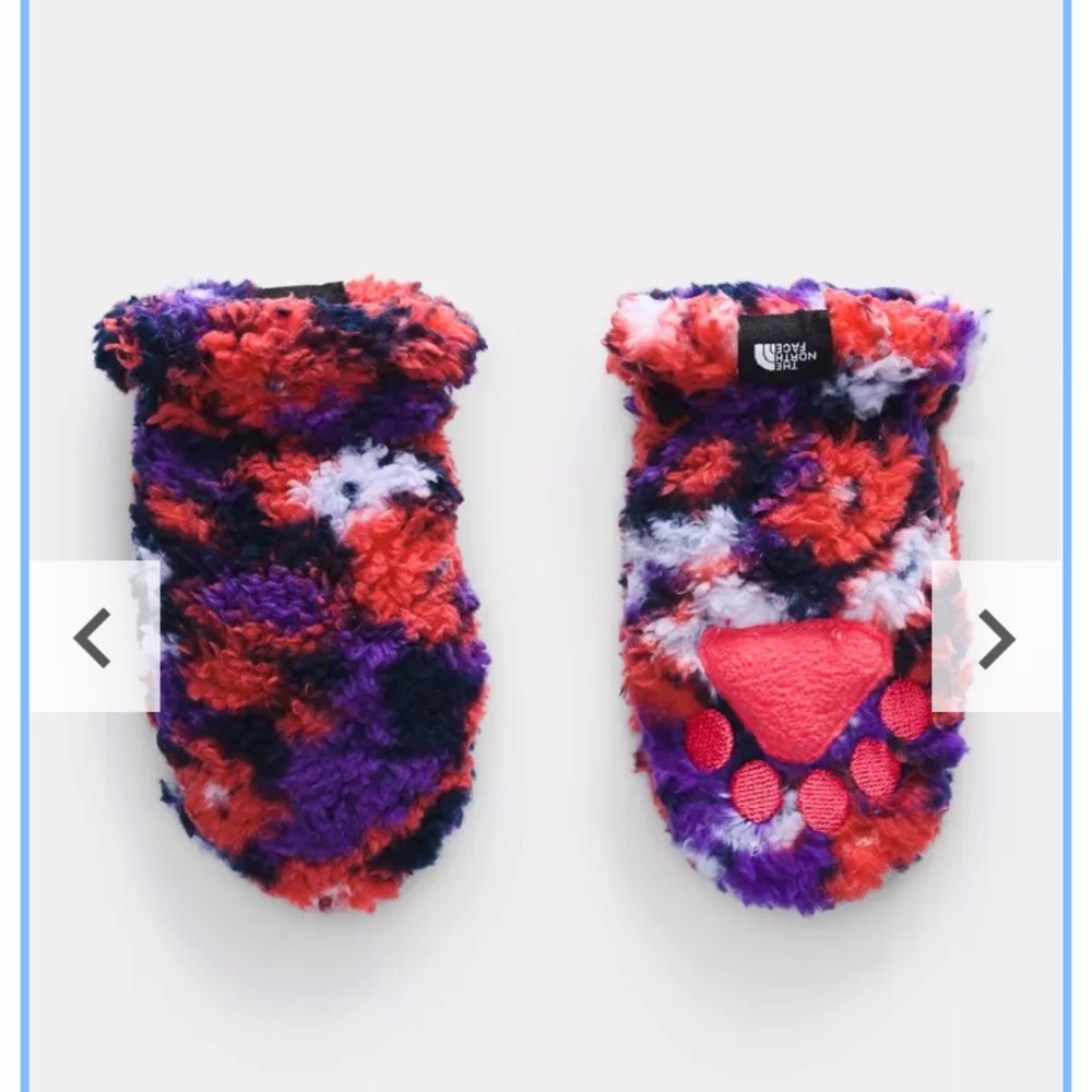 North Face baby mittens